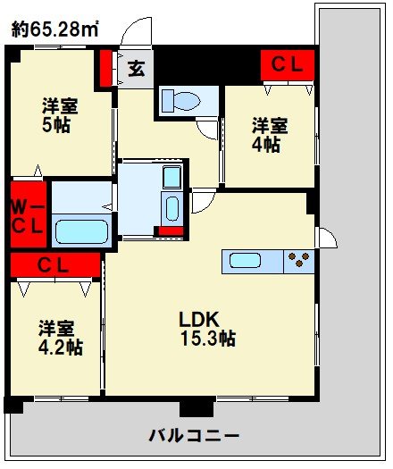万玉ビル 間取り