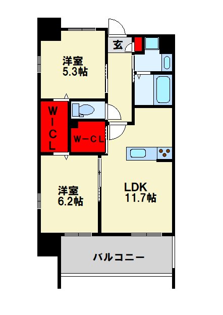 アベニール幸 間取り