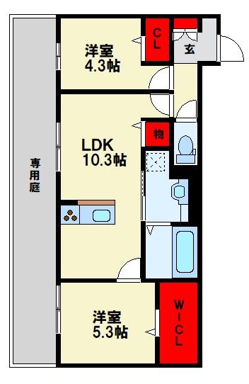 TORISIA陣原 間取り