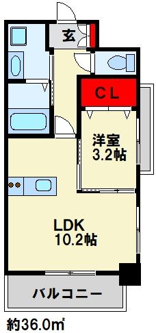 アンレーヴ門司駅前 間取り
