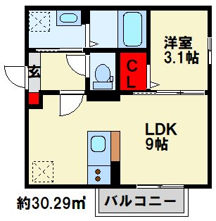 喜宝　Yukuhashi 間取り