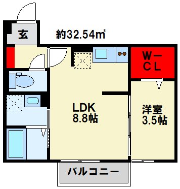 喜宝　Yukuhashi 間取り
