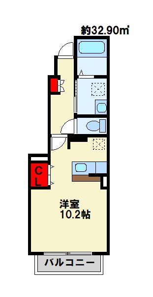 Sone Apartment　A棟 ※反転画像です。