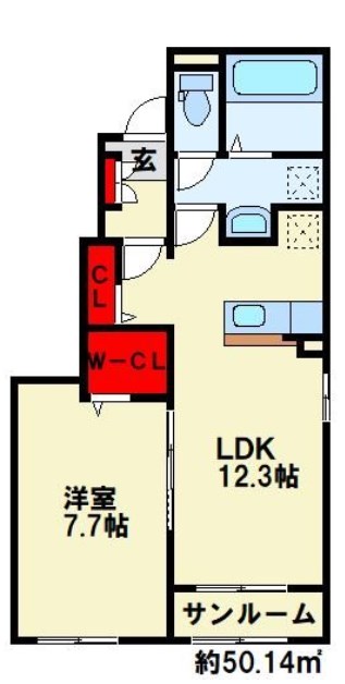 アネーロ　I 間取り