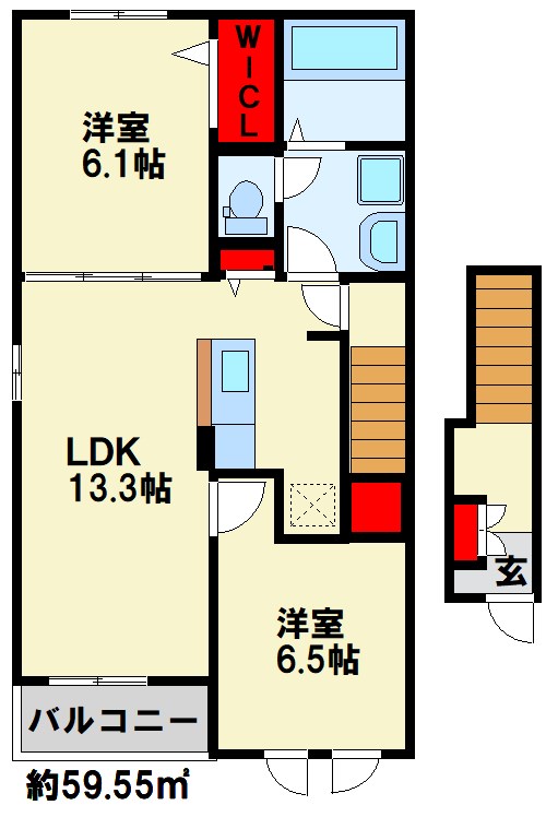 アネーロ　Ⅱ 間取り