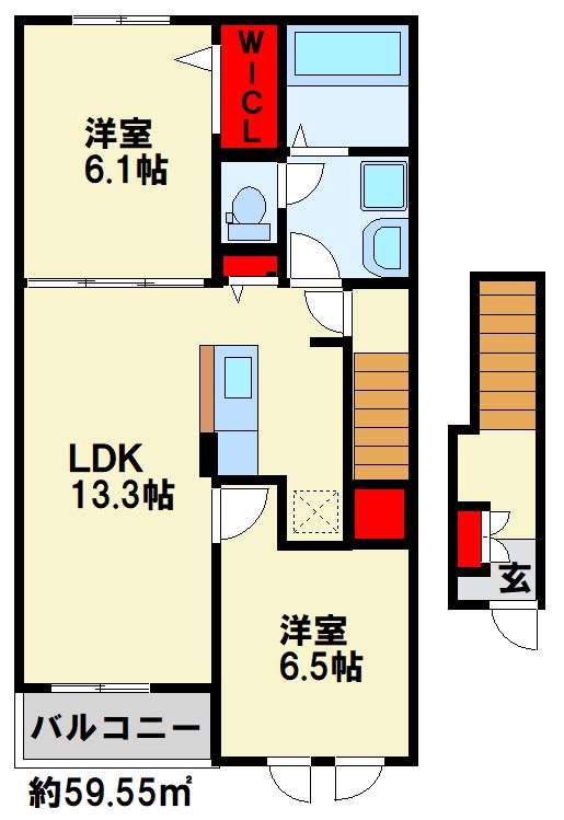 アネーロ　Ⅱ 間取り