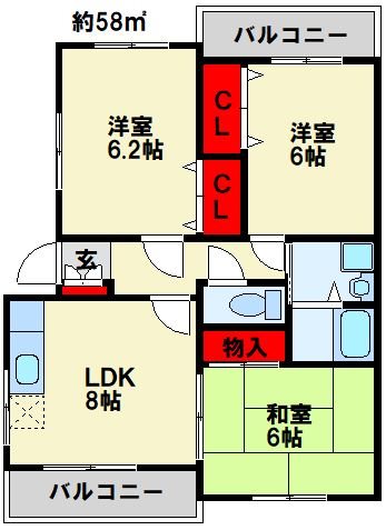 プレステージ芦屋 間取り