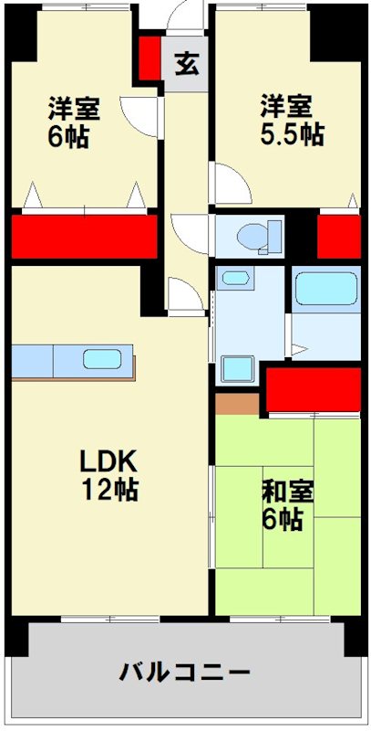 セントラルアベニュー 間取り