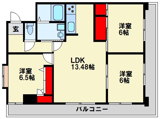グレイス守恒駅前 間取り