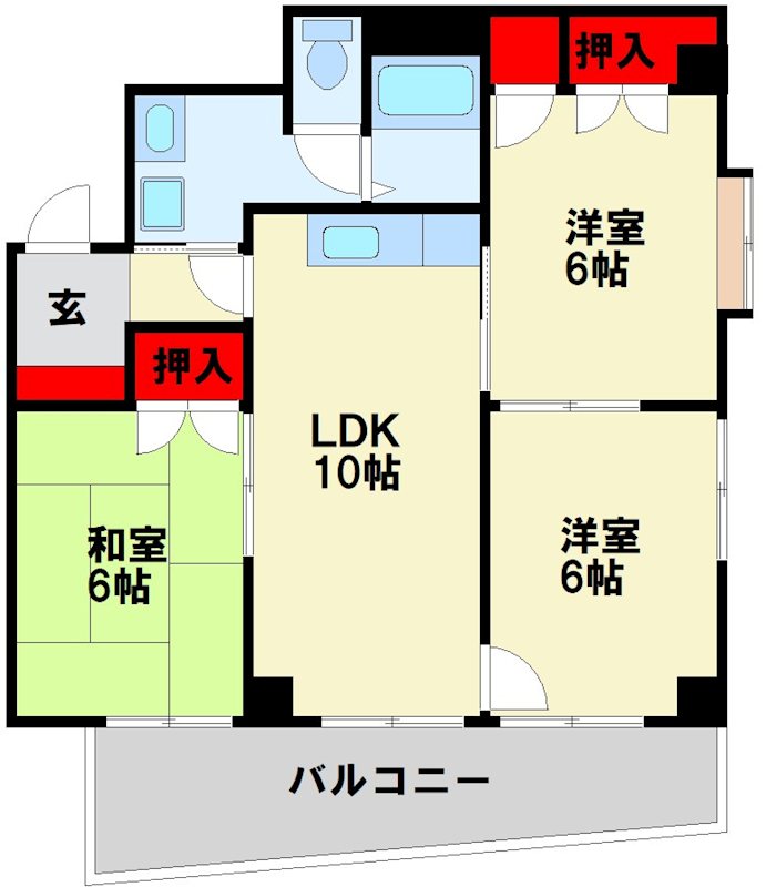 オークランドハイツ 間取り