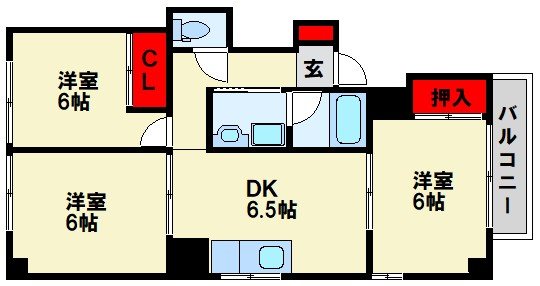 リビエラハイツ 間取り