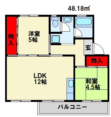 Renatus 東二島 間取り