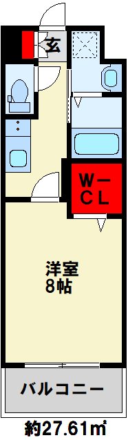 ニューサンリバー15番館 ウォークインクローゼットのお部屋です。