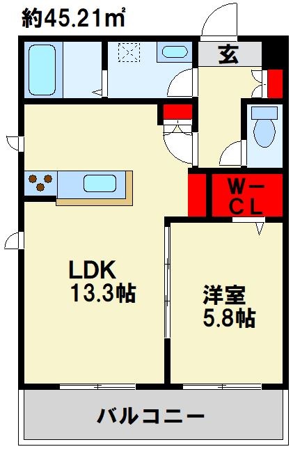 ティエラ 間取り図