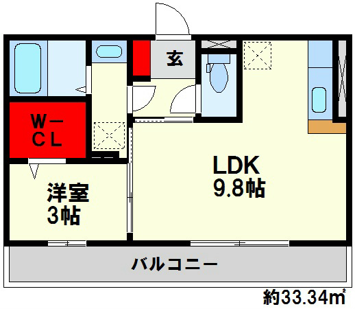 セジュール熊本 間取り