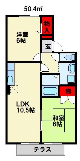 セジュール波多野 間取り