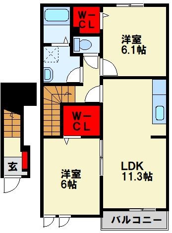 ベルポスト A棟 間取り