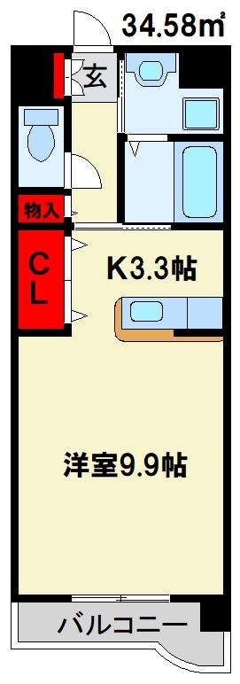 アーバンフォレスト片野 間取り