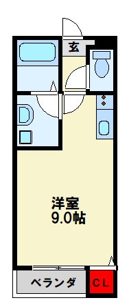 Autunno中原西Ⅰ 間取り