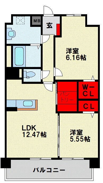 the STAGE紅梅 間取り