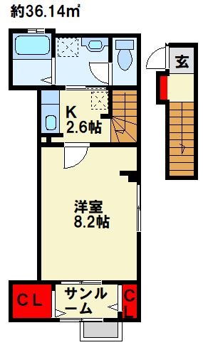 グリーンコート 間取り