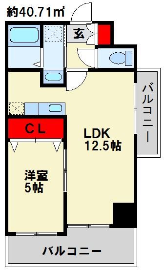 THE SQUARE Grand　Residence 間取り図