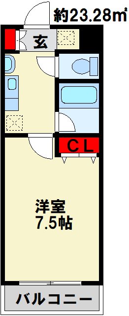 プランドール三萩野 間取り