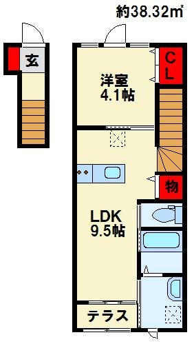 フルール吉田西 間取り