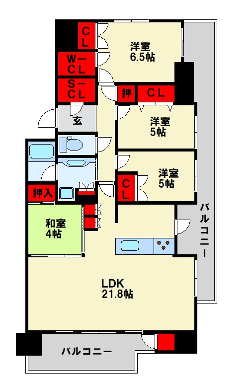 リビオ一枝学園並木通り 間取り