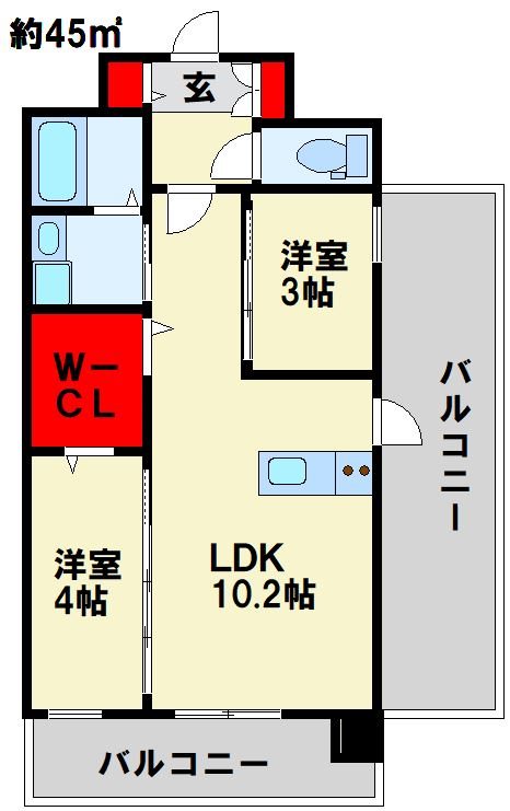 インクレイス門司 間取り