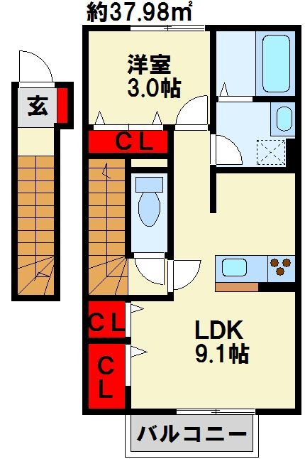 プランドール　A棟 間取り
