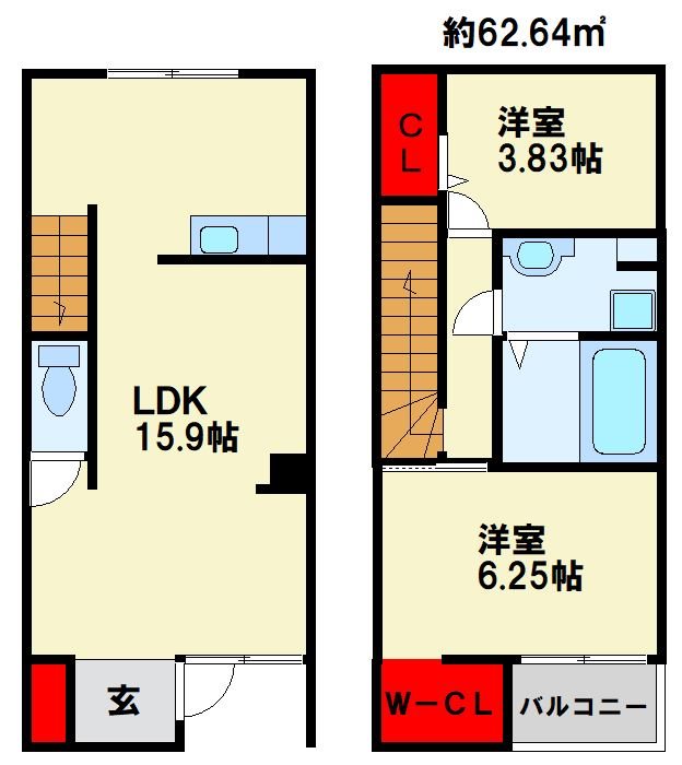 N-TERRACE黄金町 間取り