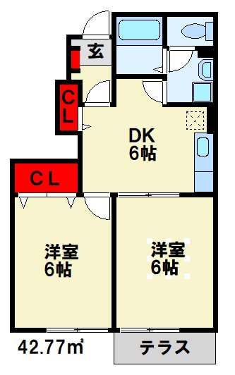ソレアード中曽根　A棟  間取り