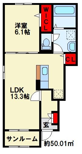 グランフル－ル ※間取りは反転画像です