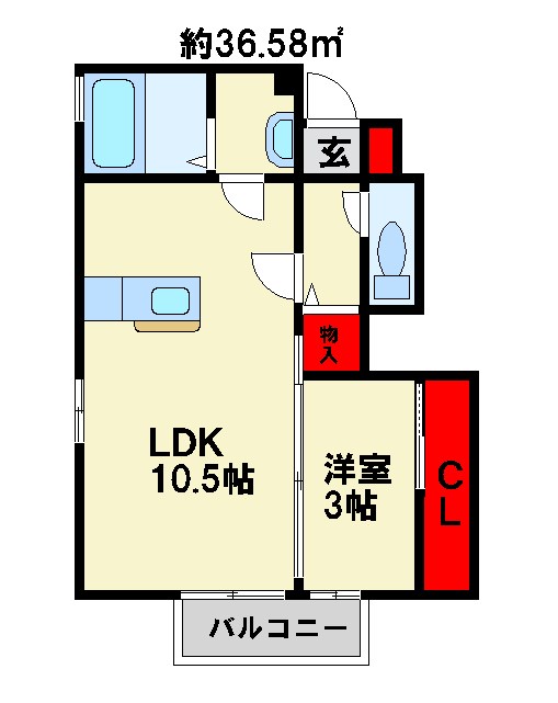 リバーサイドすみのえ 間取り