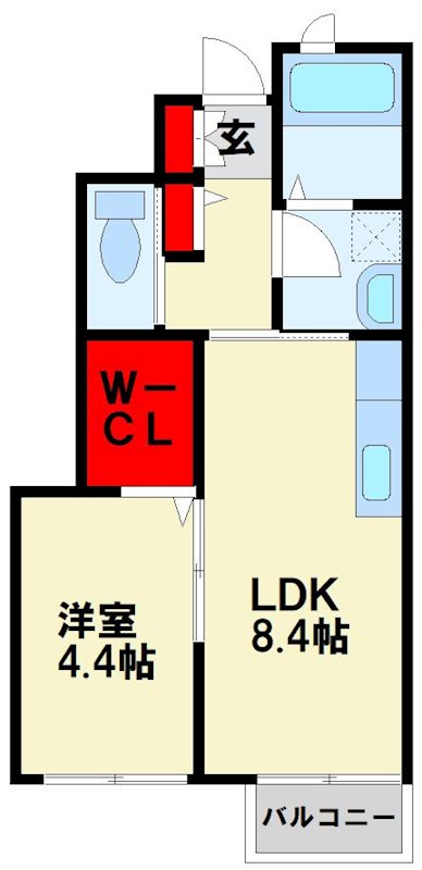 シアハウス三ヶ森Ⅱ 間取り