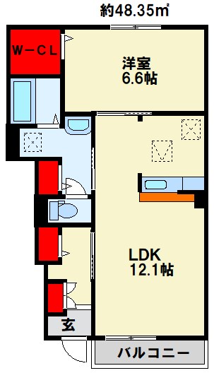 アヴニール　Ⅲ 間取り