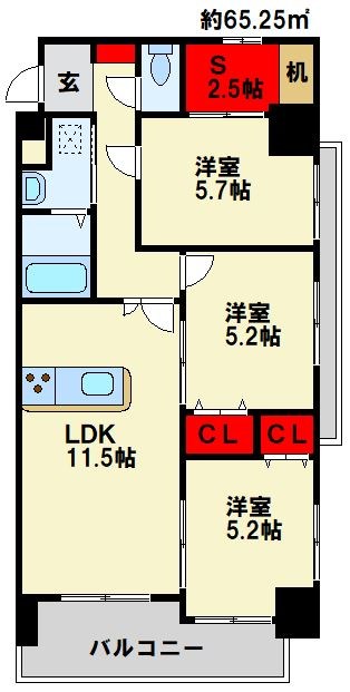 アン・レーヴ  間取り