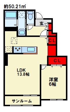 アヴニール　Ⅰ 間取り