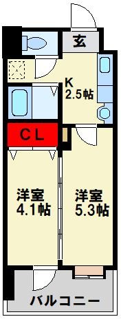 ノースステイツ幸町 間取り