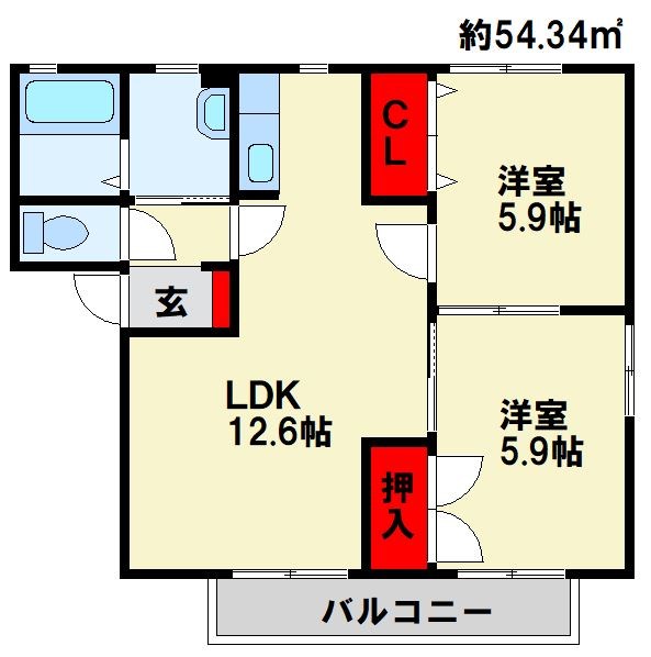 グラン・シャーメゾン　E棟 リフォームしてオールフローリングになったお部屋です。