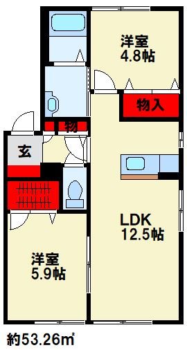 ディアス芦屋 A棟 間取り