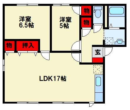 サラダ村 A棟 間取り
