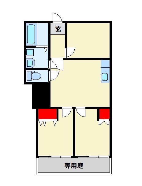 第2サンハイツ天籟寺 間取り