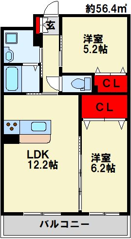 GRACEFUL中井 間取り