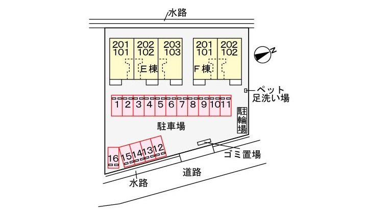 コスモス　E 駐車場