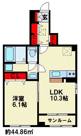 ヴィラルーチェ 　A棟 間取り
